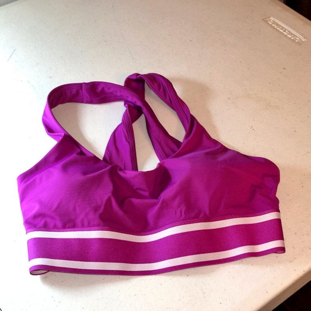 Greyson Magenta Racerback Sports Bra XS